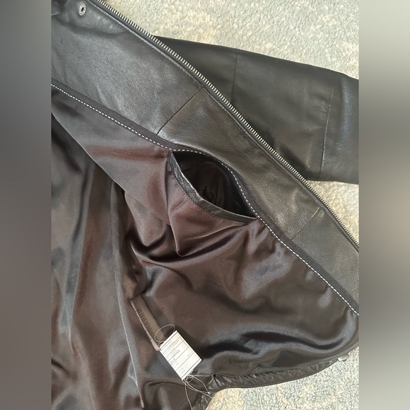 Danier Genuine Leather Down Jacket (like new) - Picture 8 of 9